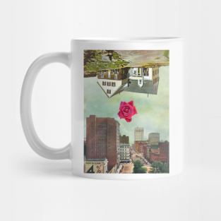 House In The City - Surreal/Collage Art Mug